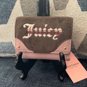 Juicy Couture Brown and Pink Wallet